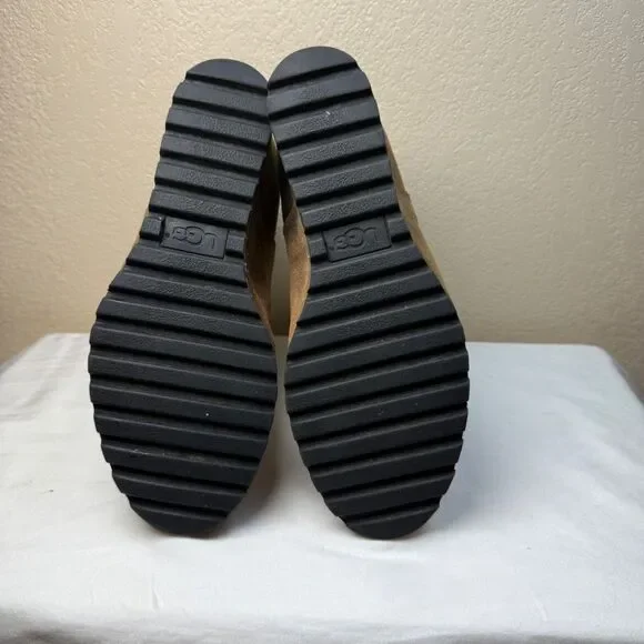 UGG Women's Pax Hidden Wedge Bootie Suede Waterproof - Size 8 - Picture 4 of 6